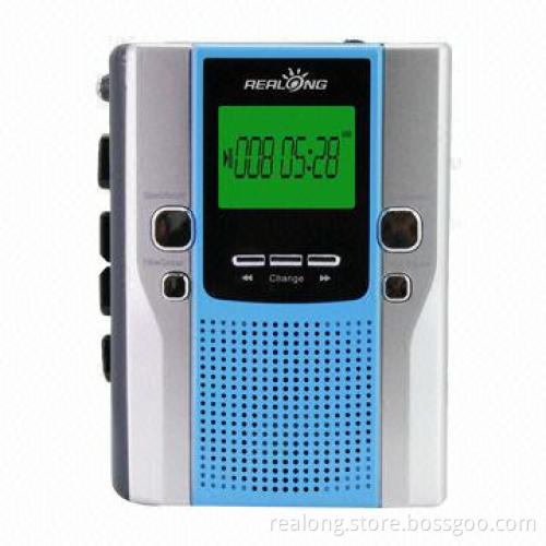 Walkman cassette recorder, FM/AM radio